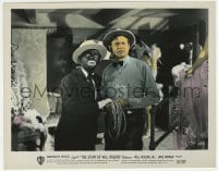 9h098 STORY OF WILL ROGERS color 8x10 still 1952 Eddie Cantor in blackface with Will Rogers Jr.!