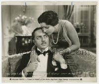 9h884 STREET OF CHANCE 8x9.5 still 1930 romantic close up of Kay Francis & William Powell!