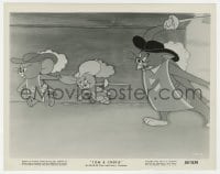 9h935 TOM & CHERIE 8x10.25 still 1955 wacky Tom & Jerry cartoon parody of The Three Musketeers!