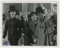 9h597 LAVENDER HILL MOB English 8x10 still 1951 Alec Guinness & Stanley Holloway in wax exhibit!