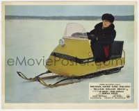 9h020 BILLION DOLLAR BRAIN color English FOH LC 1967 Michael Caine on snowmobile, Ken Russell!