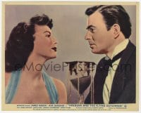 9h079 PANDORA & THE FLYING DUTCHMAN color English FOH LC 1951 James Mason & Ava Gardner by hourglass!