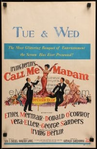 9j052 CALL ME MADAM WC 1953 Ethel Merman, Donald O'Connor & Vera-Ellen sing Irving Berlin songs!