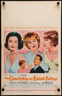 9j070 COURTSHIP OF EDDIE'S FATHER WC 1963 Ron Howard helps Glenn Ford choose his new mother!