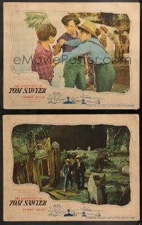 9k832 ADVENTURES OF TOM SAWYER 2 LCs 1938 Tommy Kelly as Mark Twain's classic character w/Jackie Moran