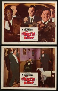 9k851 BUSY BODY 2 LCs 1967 directed by William Castle, Sid Caesar, Robert Ryan, Anne Baxter!
