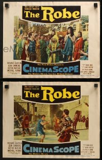 9k944 ROBE 2 LCs 1953 Henry Koster, cool images of Richard Burton & cast, sword-and-sandal!