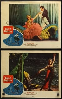 9k966 TALES OF HOFFMANN 2 LCs 1951 Powell & Pressburger ballet, great images of Ludmilla Tcherina!