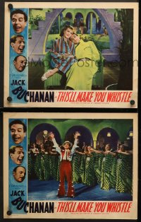 9k980 THIS'LL MAKE YOU WHISTLE 2 LCs 1938 Jack Buchanan, Eslie Randolph and cast!