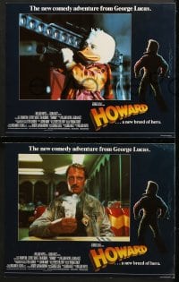 9k216 HOWARD THE DUCK 8 English LCs 1986 George Lucas sci-fi comedy, Lea Thompson, Jeffrey Jones!