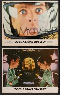 9k606 2001: A SPACE ODYSSEY 5 LCs R1972 Stanley Kubrick, Keir Dullea, Gary Lockwell, Sylvester!