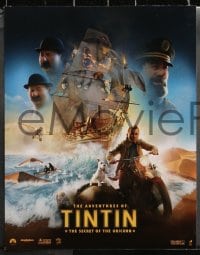 9k011 ADVENTURES OF TINTIN 10 LCs 2011 Steven Spielberg's version of the Belgian comic!
