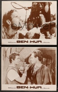 9k073 BEN-HUR 8 LCs R1974 Charlton Heston, William Wyler classic religious epic, great scenes!