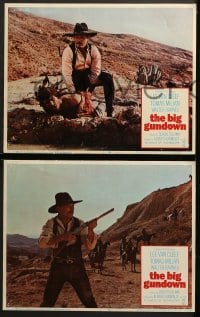 9k563 BIG GUNDOWN 6 LCs 1968 La Resa Dei Conti, Lee Van Cleef as Mr. Ugly, spaghetti western!