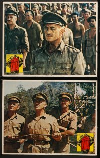 9k092 BRIDGE ON THE RIVER KWAI 8 LCs R1972 William Holden, Alec Guinness, David Lean WWII classic!