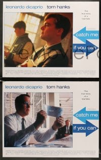 9k103 CATCH ME IF YOU CAN 8 LCs 2002 Leonardo DiCaprio, Tom Hanks, Steven Spielberg!