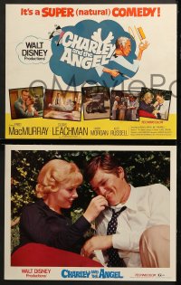 9k612 CHARLEY & THE ANGEL 5 LCs 1973 Disney, Fred MacMurray, Cloris Leachman, supernatural comedy!