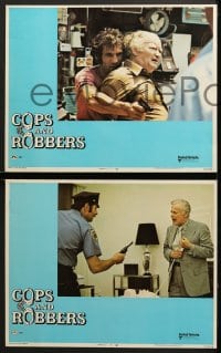 9k109 COPS & ROBBERS 8 LCs 1974 policemen Cliff Gorman & Joe Bologna stealing money!