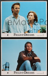9k161 FIELD OF DREAMS 8 LCs 1989 Kevin Costner baseball classic, Amy Madigan!