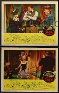 9k756 FIRST TRAVELING SALESLADY 3 LCs 1956 James Arness, Ginger Rogers sells barbed-wire in Texas!