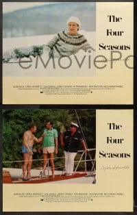 9k175 FOUR SEASONS 8 English LCs 1981 cool images of director/star Alan Alda & Carol Burnett!