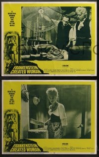 9k525 FRANKENSTEIN CREATED WOMAN 7 LCs 1967 Peter Cushing, Susan Denberg had the soul of the Devil!