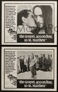 9k183 GOSPEL ACCORDING TO ST. MATTHEW 8 LCs 1966 Pier Paolo Pasolini's Il Vangelo secondo Matteo!