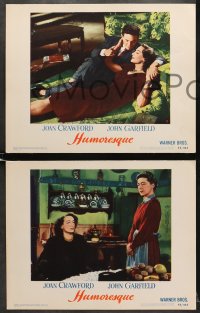 9k630 HUMORESQUE 5 LCs 1946 Joan Crawford is a woman with a heart she can't control, John Garfield!