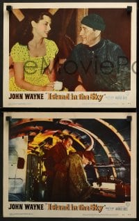 9k632 ISLAND IN THE SKY 5 LCs 1953 William Wellman, big John Wayne, World War II!