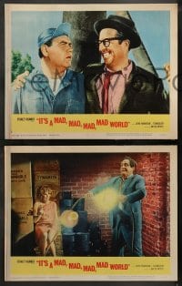 9k706 IT'S A MAD, MAD, MAD, MAD WORLD 4 LCs 1964 Milton Berle, Durante, Winters, top cast!