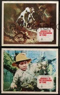 9k239 JOURNEY TO THE BEGINNING OF TIME 8 LCs 1966 4 boys live their dream of fighting dinosaurs!