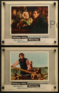 9k587 MOBY DICK 6 LCs 1956 Gregory Peck , Basehart, directed by John Huston, Herman Melville!