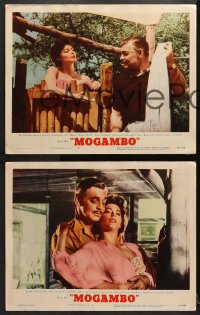 9k722 MOGAMBO 4 LCs 1953 great images of Clark Gable, Grace Kelly & Ava Gardner in Africa!