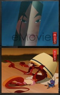 9k005 MULAN 12 LCs 1998 Walt Disney Ancient China cartoon, Ming-Na Wen, cool animated action!