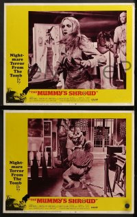 9k646 MUMMY'S SHROUD 5 LCs 1967 Hammer horror, beware the beat of the cloth-wrapped feet!