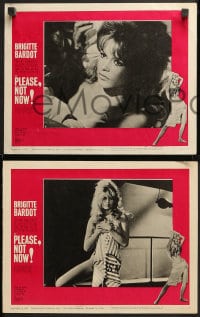 9k728 ONLY FOR LOVE 4 LCs 1963 sexy Brigitte Bardot in Roger Vadim's Please Not Now!