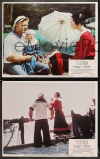 9k341 POPEYE 8 LCs 1980 Robert Altman, Robin Williams & Shelley Duvall as E.C. Segar's characters!