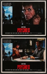 9k349 PSYCHO II 8 LCs 1983 Anthony Perkins as Norman Bates, Vera Miles, Meg Tilly, horror sequel!