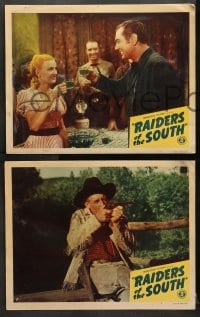 9k732 RAIDERS OF THE SOUTH 4 LCs 1946 Johnny Mack Brown, Evelyn Brent, Raymond Hatton!