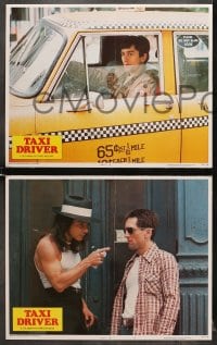 9k426 TAXI DRIVER 8 LCs 1976 Robert De Niro, Harvey Keitel & teen hooker Jodie Foster, Scorsese!