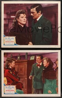 9k815 THAT FORSYTE WOMAN 3 LCs 1949 Greer Garson & Walter Pidgeon with pretty Janet Leigh!