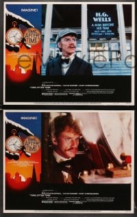 9k449 TIME AFTER TIME 8 LCs 1979 Malcolm McDowell as H.G. Wells, Warner as Jack the Ripper, Noble!