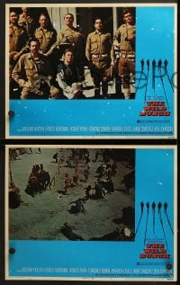9k824 WILD BUNCH 3 LCs 1969 Sam Peckinpah cowboy classic, William Holden & Ernest Borgnine!