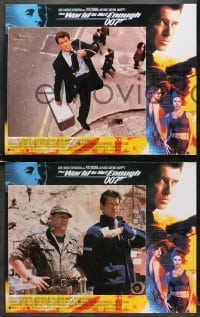 9k007 WORLD IS NOT ENOUGH 12 LCs 1999 Pierce Brosnan as James Bond, Denise Richards, Sophie Marceau!