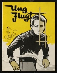 9m808 400 BLOWS Danish program 1959 wonderful Stilling art of Jean-Pierre Leaud as young Truffaut!