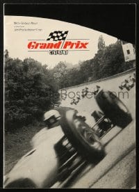 9m878 GRAND PRIX Cinerama Danish program 1967 Formula 1 driver James Garner, different images!