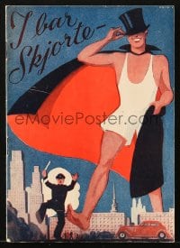 9m926 LOVE ON A BET Danish program 1937 Gene Raymond goes from N.Y. to L.A. in his underwear!