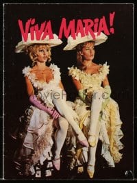 9m986 VIVA MARIA Danish program 1966 Louis Malle, sexy Brigitte Bardot & Jeanne Moreau, different!