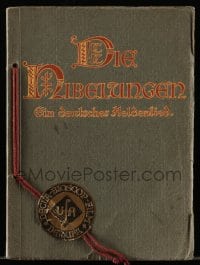 9m594 DIE NIBELUNGEN premiere German program 1924 Fritz Lang's great fantasy movie!