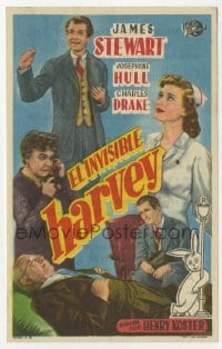 9m221 HARVEY Spanish herald 1952 James Stewart, 6 foot imaginary rabbit, Josephine Hull, different!
